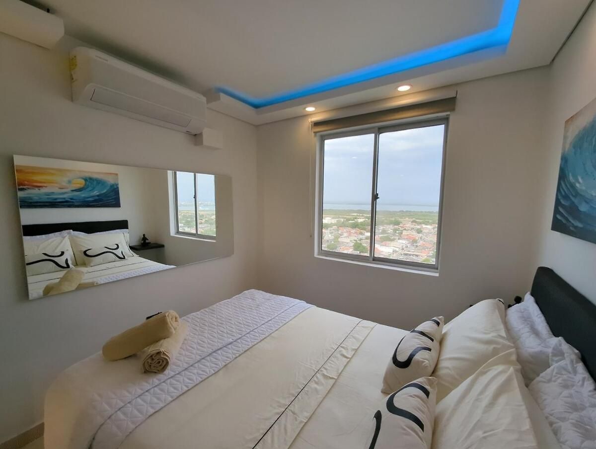Apartamento 18th-floor With A View, 3 Bedrooms, Near The Airport
