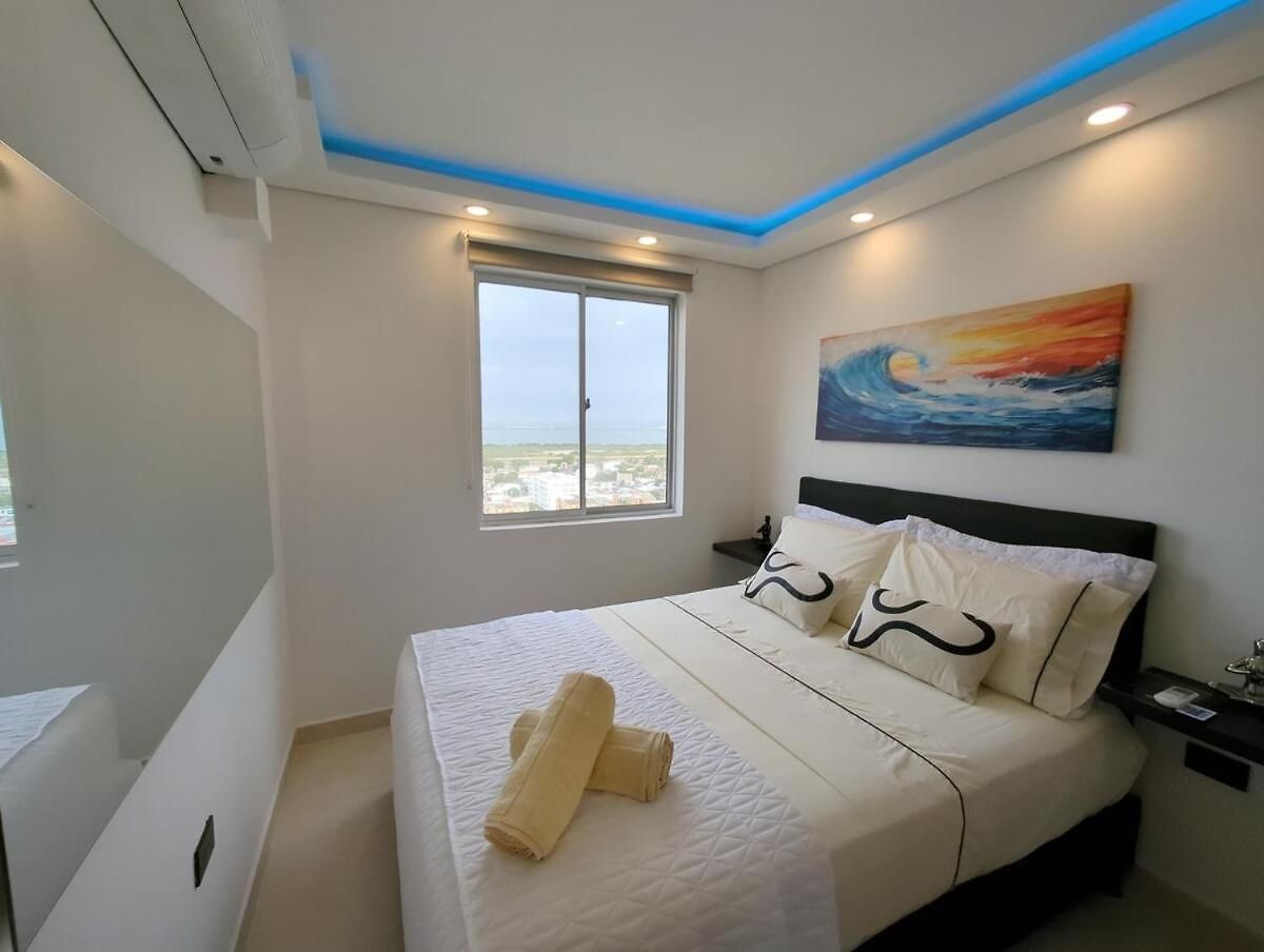 18th-floor With A View, 3 Bedrooms, Near The Airport * Cartagena