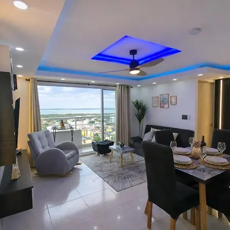 18th-floor With A View, 3 Bedrooms, Near The Airport Cartagena